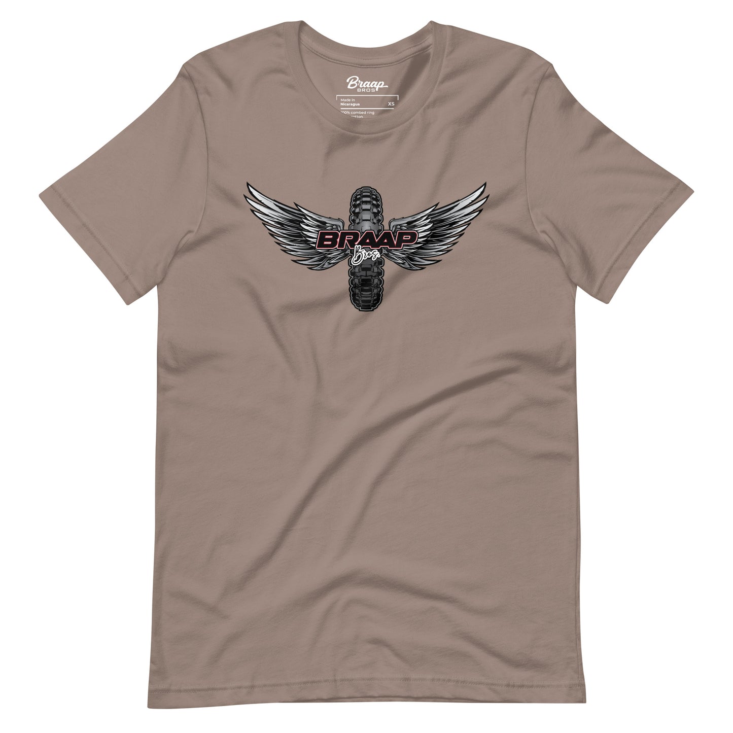 Braap Bros. Winged Tire – Unisex t-shirt