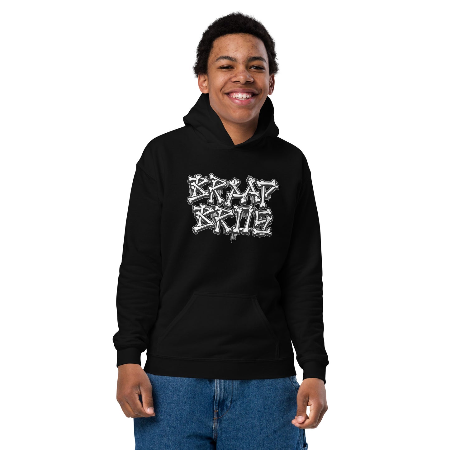 Braap Bros. 'Bones' – Youth Hoodie