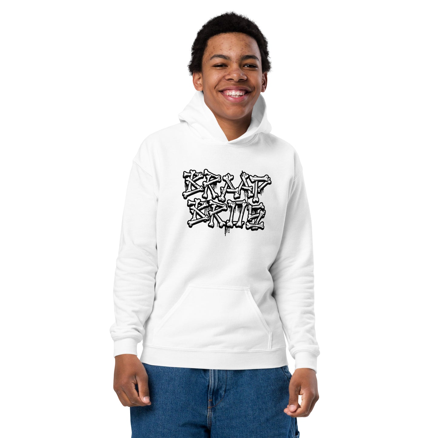 Braap Bros. 'Bones' – Youth Hoodie