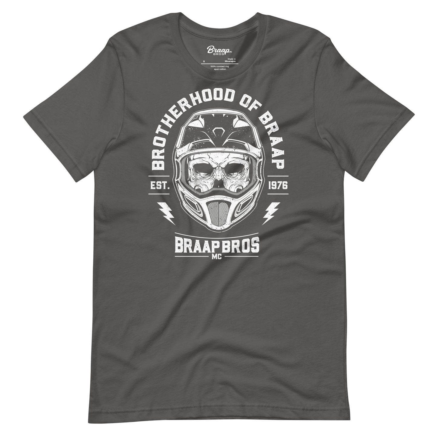 BoB (Brotherhood of Braap) White Design – Unisex t-shirt
