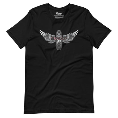 Braap Bros. Winged Tire – Unisex t-shirt