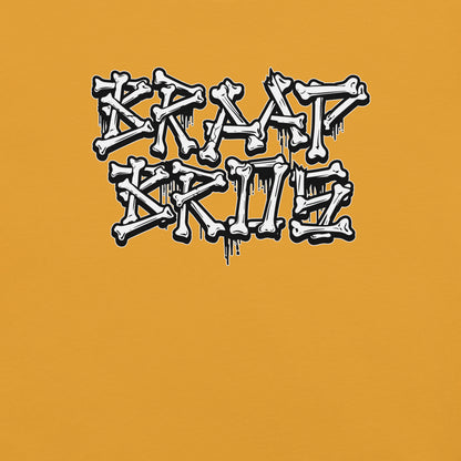 Braap Bros. 'Bones' – Mustard T-Shirt