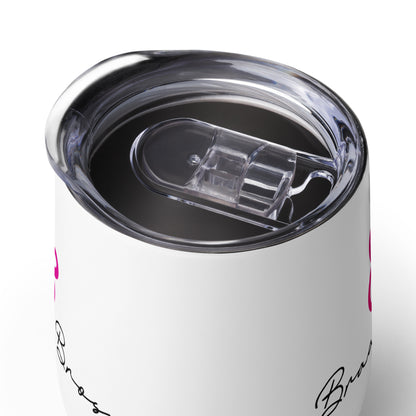 BB Butterfly (Pink) – Wine tumbler
